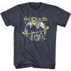 Men's B52s Logo And Planet T-shirt X-Large Navy Heather