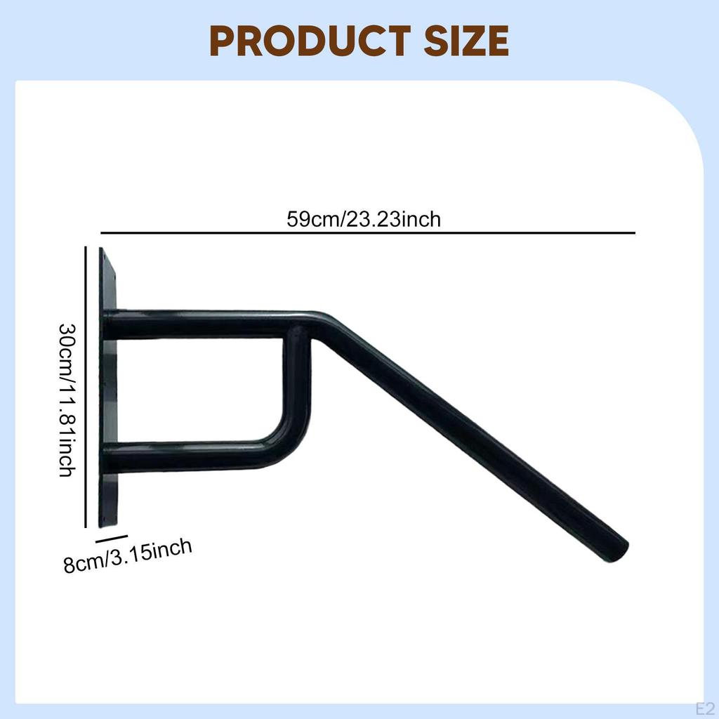 Stair Handrails for Outdoor Steps Hand Grab Bar Wall Mount Rail Garage