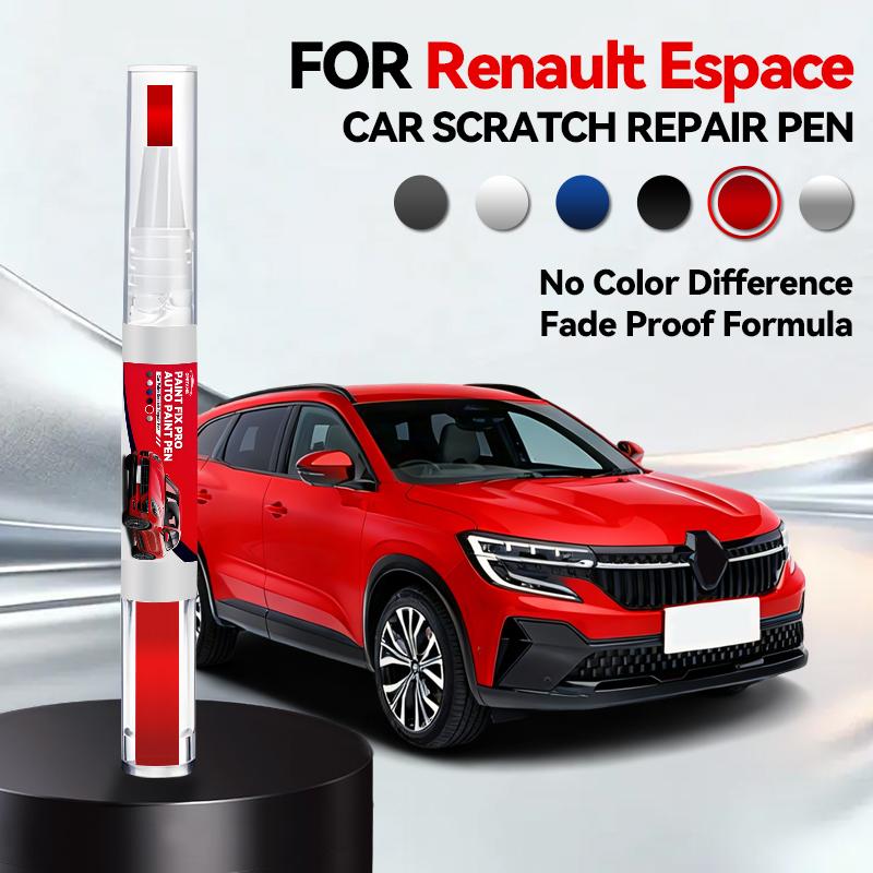 For Renault Espace Car Paint Repair Pen Touch Up Scratch Remover DIY Auto Accessories Pearl White QXA Gray Star Black GNE Brown