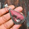 Rhodonite, Gemstone Handmade 925 Sterling Silver Jewelry Pendant For Women