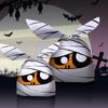 50Pcs Bat Pumpkin Rabbit Ear Halloween Decoration Cookie Bag Baking Packaging Halloween Candy Bags