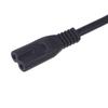 IEC 320 C8 2Pin Male To 2 X C7 Female Y Split Power Cable Около 28 см IEC 320 C7 To C8 Удлинительные шнуры C8 Male To C7 Female Cable
