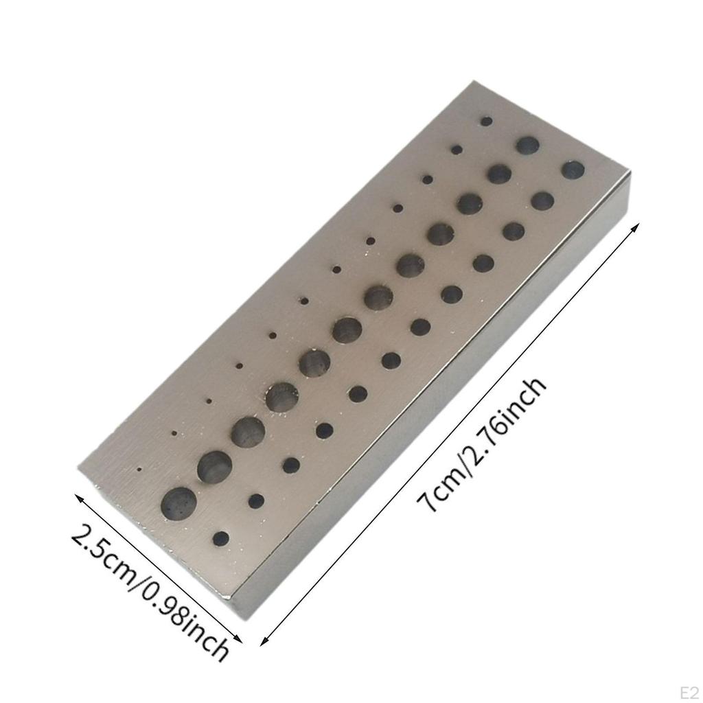 36 отверстий для заклепок с несколькими размерами отверстий, пробойник, инструмент для часовщика