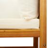 Corner Garden Sofa Set with Cushions 2 pcs Acacia Wood & Rattan