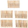 Pinces À Linge - Lifetime - 100 Pcs - Bois Avec Fermoir En Métal - 7 Cm - Multi-usages