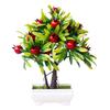 1Pc Artificial Fruit Orange Tree Bonsai Home Office Garden Desktop Party Decor Christmas Ornament