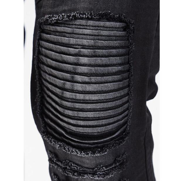 Джинсы Brave Soul MJN-BIKERCHARC черный Skinny Fit