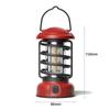 Outdoor Battery Comping Lantern Durable Waterproof Retro Lantern 3 Lighting Modes Hanging Lamp Outdoor Camping Hiking Hurricane Emergency Lights