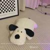 Adorable Black & White Dog Plush Pillow - Perfect Bedtime Companion & Birthday Gift for Girls