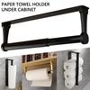 Paper Towel Holder Stainless Steel  Kitchen Under Cabinet Roll Rack Gold Black Bathroom Wall-mounted Tissue Hanger Heavy Duty