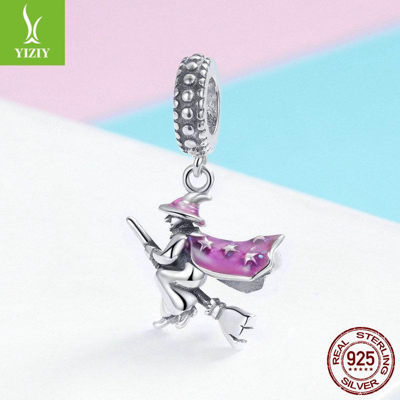 Yin Ziyun Halloween Magic DIY Bracelet Beads & Creative S925 Sterling Silver Necklace Pendant
