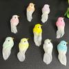 Красочные ornaments-толстушки воробьев для украшения сада и рождественской елки