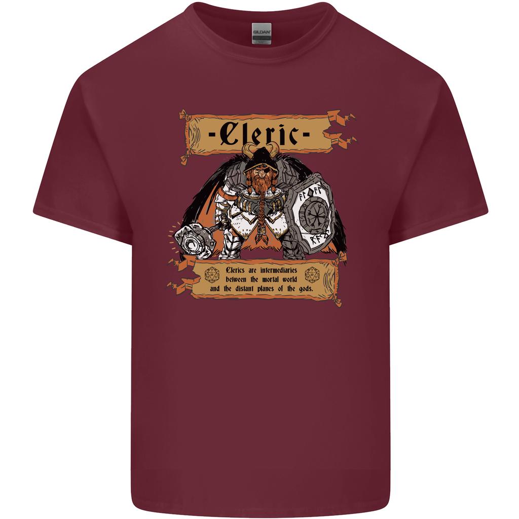 RPG Role Playing Games Cleric Dragons Unisexs Light Cotton TShirt
