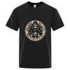 Skull Short Sleeve T Shirt Motorcycle Addict Piston  Hip Hop Cotton T-shirt Men's Shirt Cool Tees Harajuku Fashion Streetwear