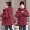 Hooded Autumn and Winter Cotton-padded Jacket Women's Short Korean Version of The Loose Cotton-padded Jacket Thickened Warm All-match Women's Jacket