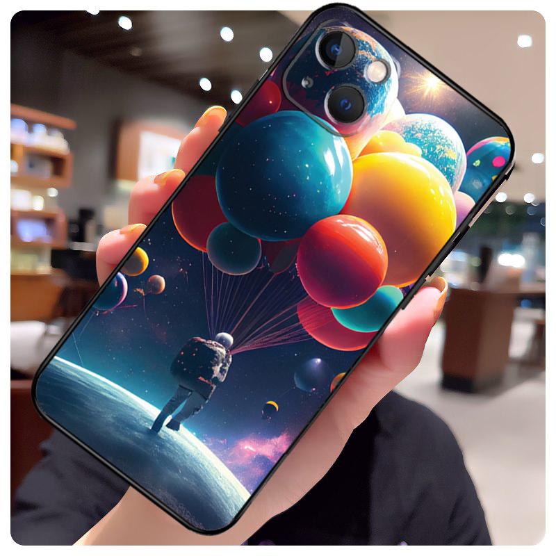 Космический Планета Звезды Луна Чехол Для iPhone 16 Pro Max 14 13 12 11 15 17 Pro Max mini 15 16 Plus 16e 17 Air Чехол для Телефона