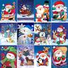 5D DIY алмазная живопись Снеговик новый продукт круглая алмазная вышивка Санта-мозаика картина украшение из страз Рождественский подарок