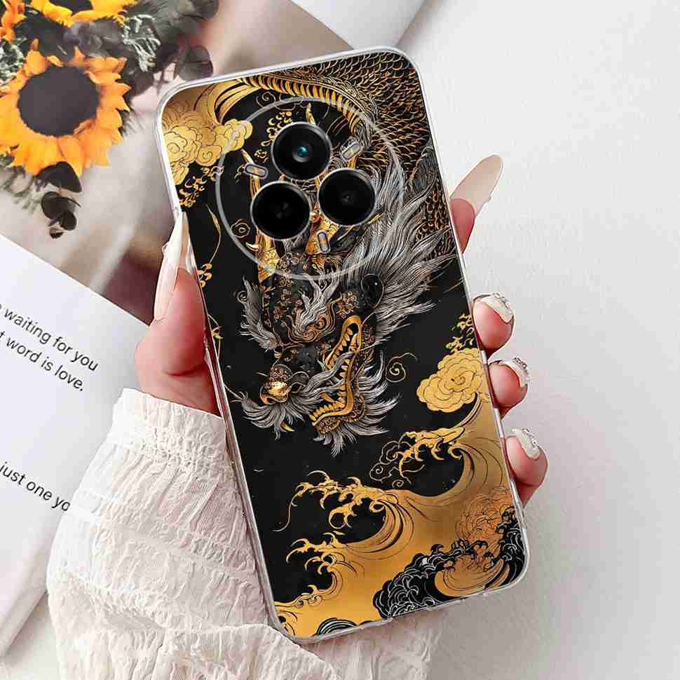 Чехол для Realme 14 Pro 5G RMX5056 Новый модный стиль Мягкий силиконовый чехол из ТПУ для Realme 14Pro+ 14Pro Plus 5G RMX5051 Защитный корпус-бампер