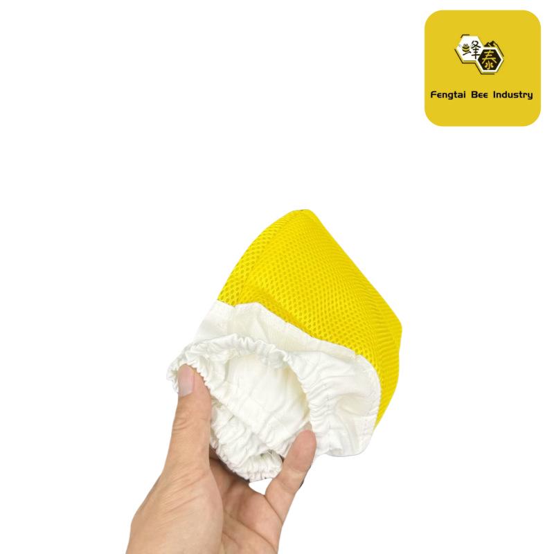 Желтые перчатки из овчины для пчеловодства с защитой от укусов и длинной сетчатой защитой