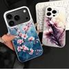Чехол для телефона Sakura с цветами вишни, ударопрочный, для iPhone 17 Air 16 16E 15 Pro Max 14 Plus 13 Mini 12, задняя крышка, защита от падений