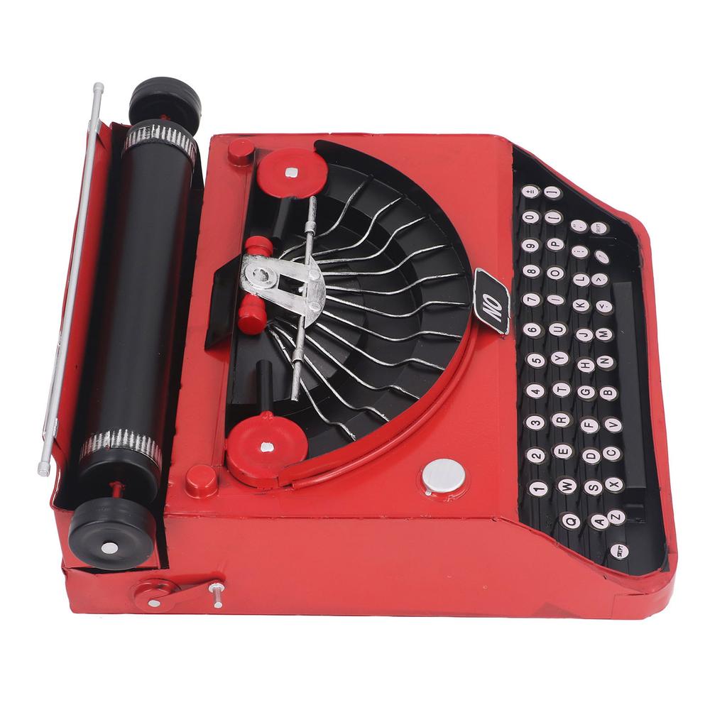 Retro Vintage Typewriter Model Iron Antique Typewriter Table Decor Display Model Typewriter