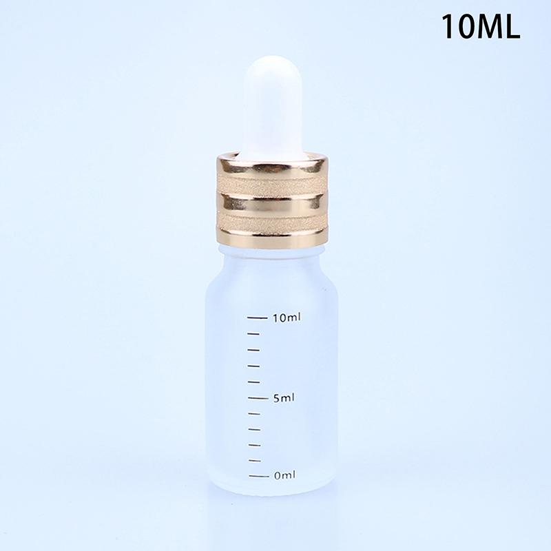 Liquid Pipette Bottle for Aromatherapy Travel Refillable 5ml-100ml Reagent Dropper Bottles with Scale Sanding Glass Eye Drop