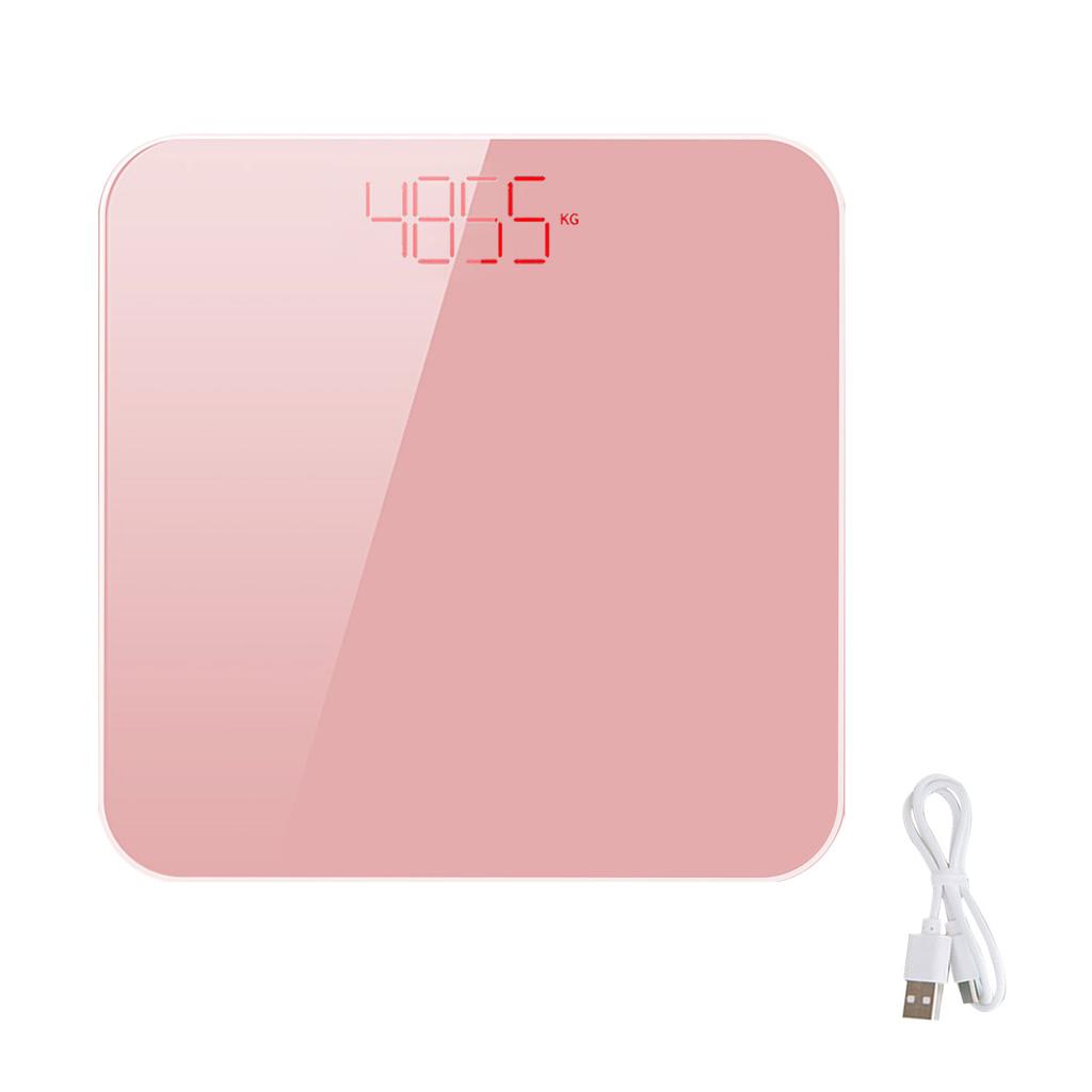 Легкие домашние тренажерные залы, тонкие USB перезаряжаемые весы из закаленного стекла 180 кг, практичный цифровой дисплей, универсальные весы для ванной комнаты