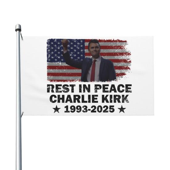 Юшэн Чарли Флаг Ветроустойчивый Двусторонний Баннер Свободы Устойчивый к УФ-лучам Патриотический Садовый Флаг для Наружного Украшения