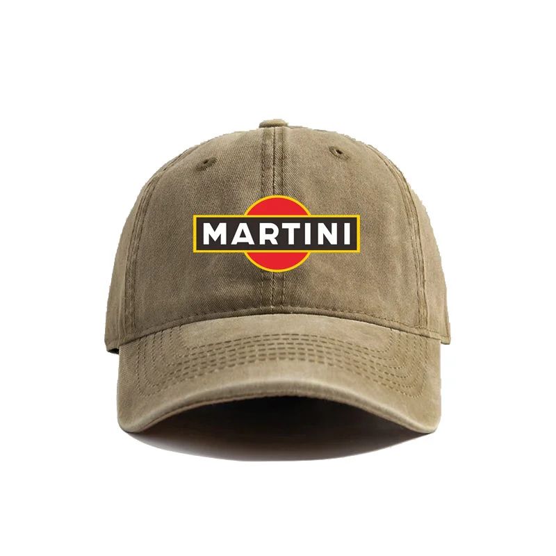 Бейсболки Martini Racing Потертые шляпы Кепка Мужская Женская Ретро Уличная Летняя Регулируемые Папины шляпы