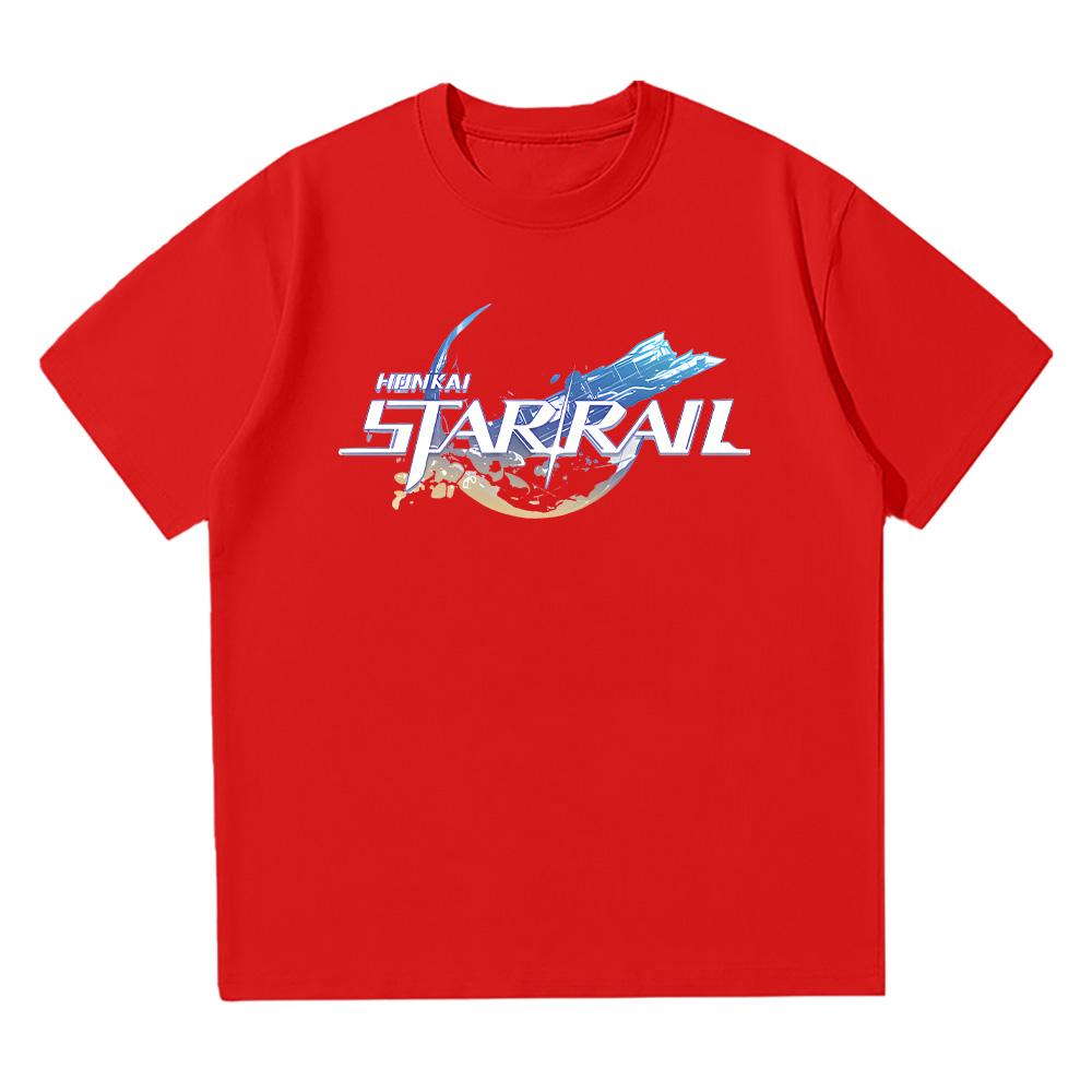 Honkai Star Rail Hot Game Print T-shirt Fashion Anime Cotton Tees Men Women Short Sleeve Tshirt Harajuku Y2k Comfortable Clothes