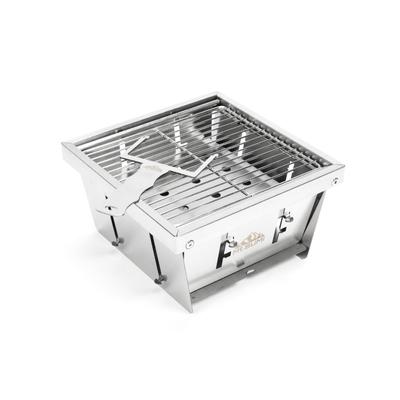 Идеальная квадратная решетка PerfectGrill Square BBQ для семейного и одиночного кемпинга Mt.SUMI (Мини) / (Мини) / Гриль, Складной, Компактный,