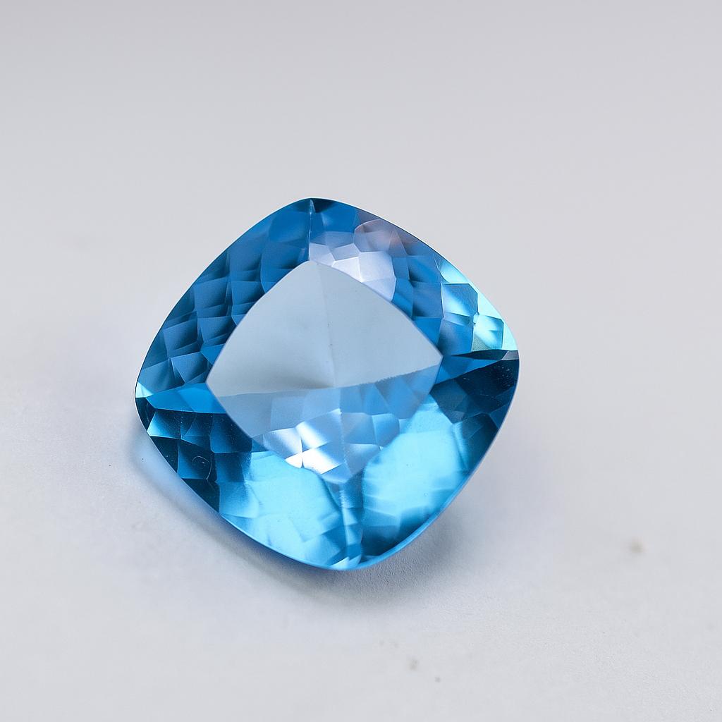 Natural Blue Sapphire Loose Gemstone Flawless 8.30 ct Square Cushion Cut September Birthstone Gift