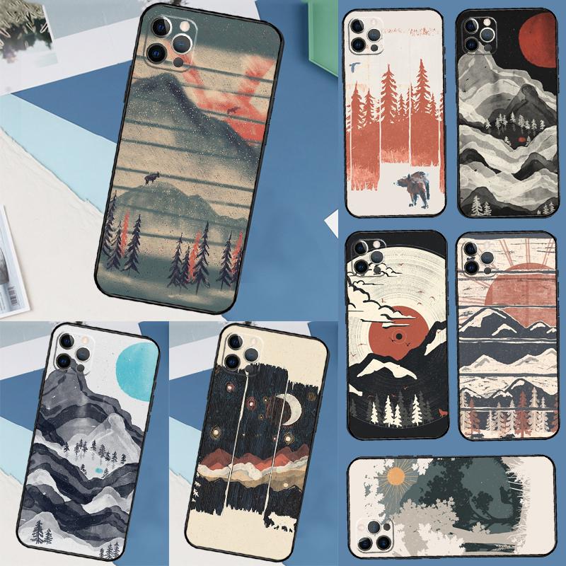 Чехол Wild MountainsMoon Lake для Honor Magic 8 Pro 5 6 7 Lite Чехол для Honor 200 400 90 70 50 X8a X8b X9a X9b X9c