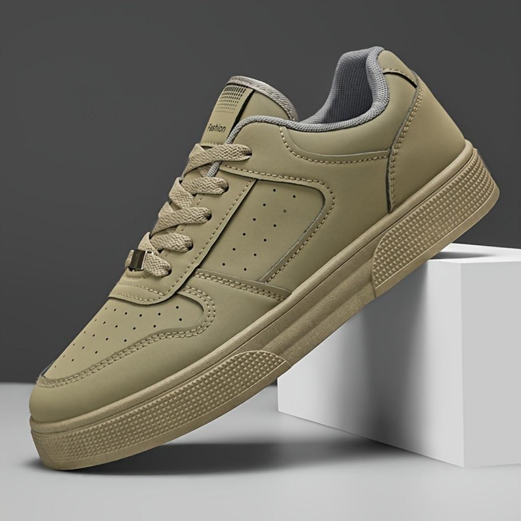 Дышащая обувь для скейтбординга - стильные черные низкие повседневные кроссовки с прочным верхом из полиуретана и подошвой из ПВХ, удобная шнуровка