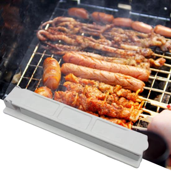 Полезная открывающаяся форма для приготовления пищи, экономия труда, пресс-форма для шампура ручной работы, аксессуары для барбекю, форма для шампура для барбекю