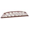TOMYTEC TOMIX N Gauge Single-Track Curved Chord Truss Bridge S420 F Red 3278 Model Train Supplies