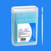 200Pcs/Box Disposable Double-End Toothpick Brush Plastic Interdental Brush Toothpick Dental Plaque Removal