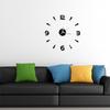 DIY Clock On The Wall Innovation Design Mirror Clock Wall Decoration Sticker Free Punch Wall Clock