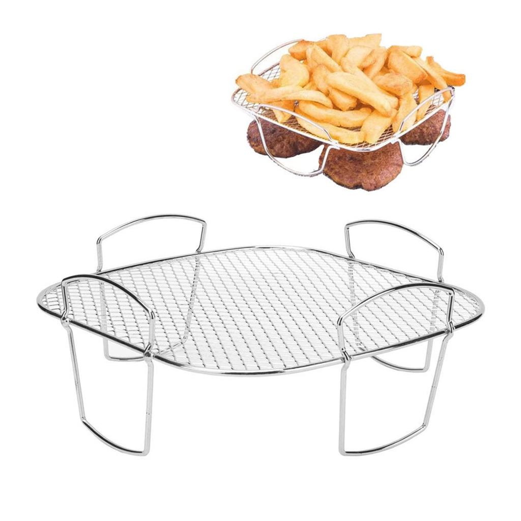 Стойка для дегидратора для фритюрницы, стойка для тостов из нержавеющей стали, стойка для гриля для приготовления на пару, аксессуары для подставки для фритюрницы