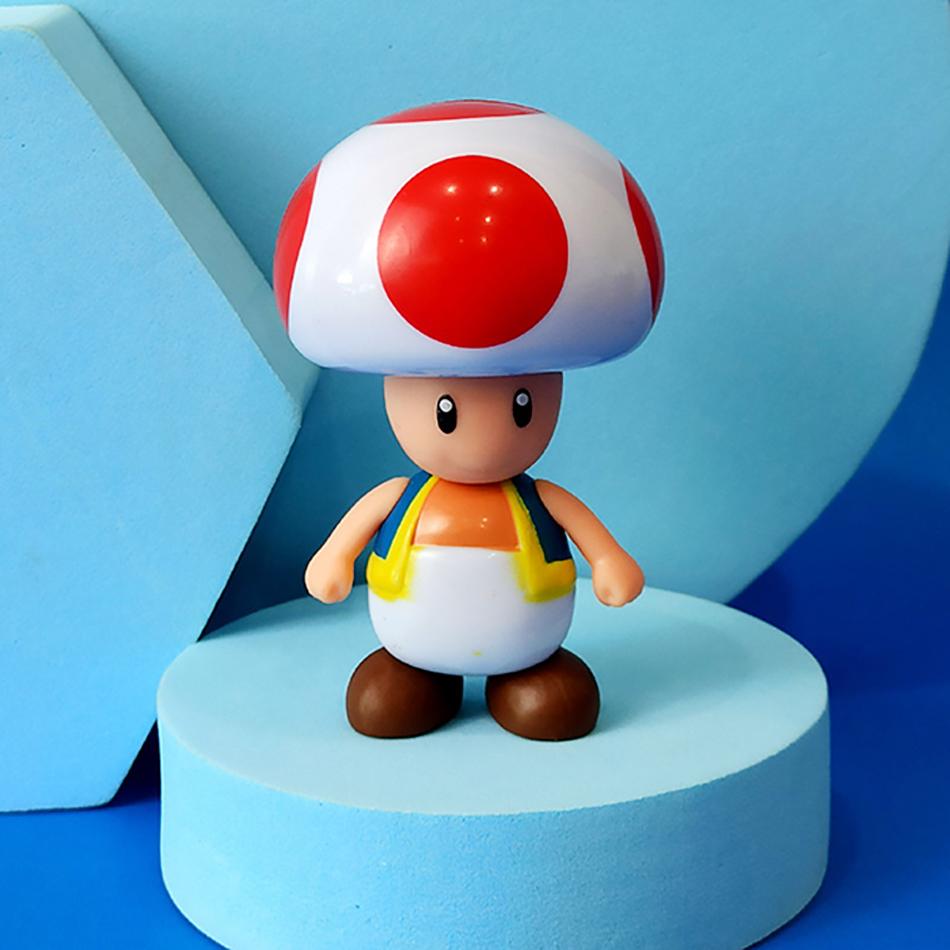 12 шт./Набор Популярный Дизайн Аниме Японии Super Mario Bros Luigi Yoshi Mario Фигурки Аниме Фигурки Инновационные Достойные Коллекционирования