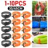 1-10PCS Travel Tied Belt Durable Rubber Cargo Tie Down Luggage Lash Belt Strap Adjustable Wire Cable Tie No Slip Off Cable Tie