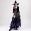 Halloween, Adult Purple Witch Vampire Dress Sub Cosplay Costume