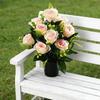 Silk Fabric Petals Silk Rose Bouquet Artificial Silk Roses