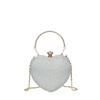 2025baga Dinner Bag High-end Sweet Love Small Bag Women's Bag Versatile Chain Handbag Shoulder Crossbody Bag