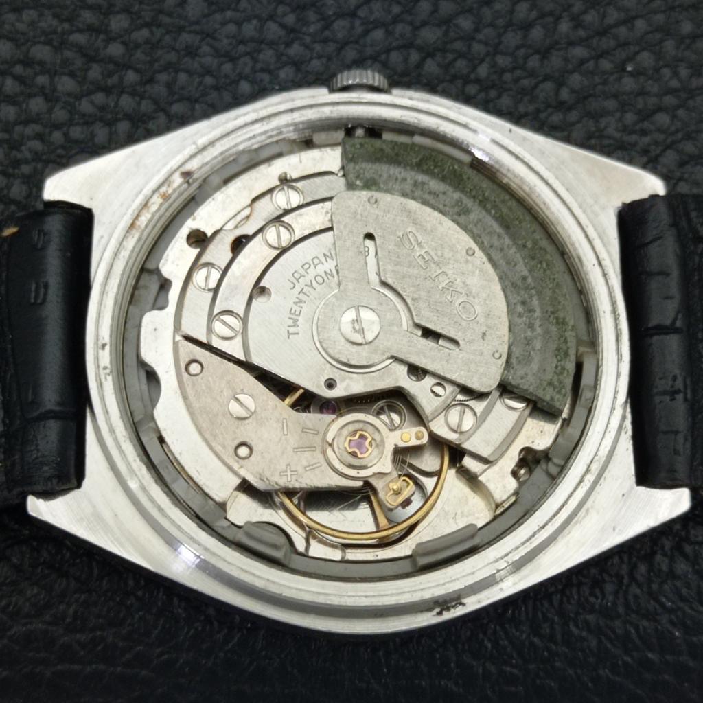 Seiko 5 AUTOMATIC VINTAGE 6319A JAPAN MENS BLUE COLOR DIAL WATCH A701209-5 R206a-a701209