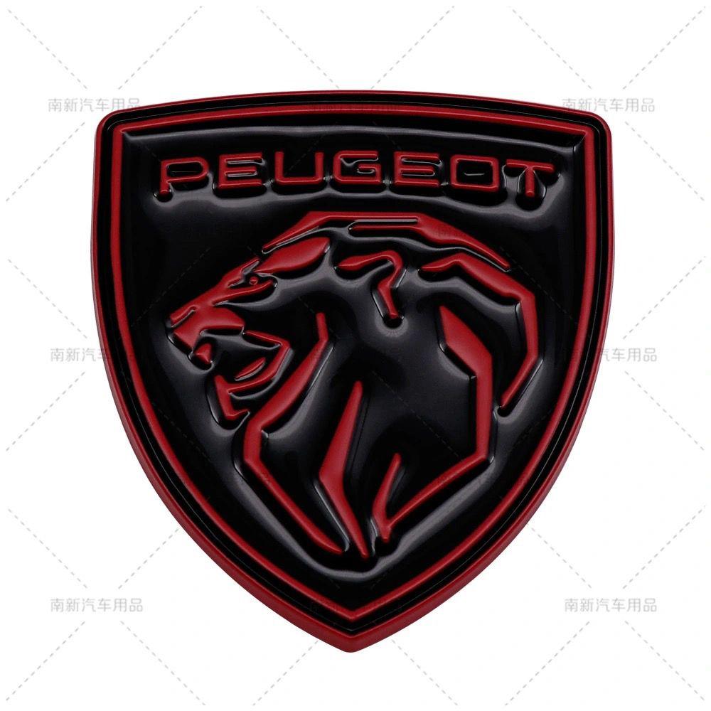 Metal Car Fender Side Emblem Rear Trunk Lion Badge for Peugeot GT LINE 107 308 306 106 Rifter 206 208 307 407 3008 207 2008 508