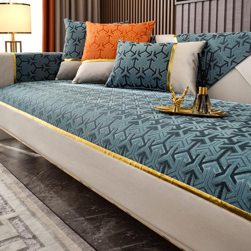Chenille Fabric Luxury Sofa Cover Four Seasons Universal Anti-slip Slipcover Home Living Room Couch Protective Cover Sofa Towel