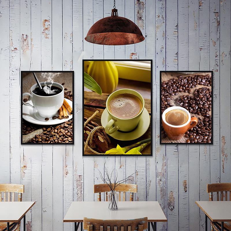 WCIC новый художественный постер на тему кофе, декоративная живопись, постер, художественная ткань, домашний фон, украшение на стену, подвесная картина