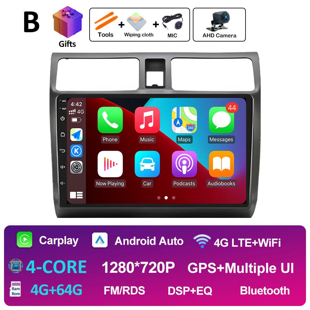 Для Suzuki Swift 2003 2004 2005 2006 - 2010 Android Intelligent System Wireless Carplay DSP Stereo Autoradio Auto Tools No 2 din