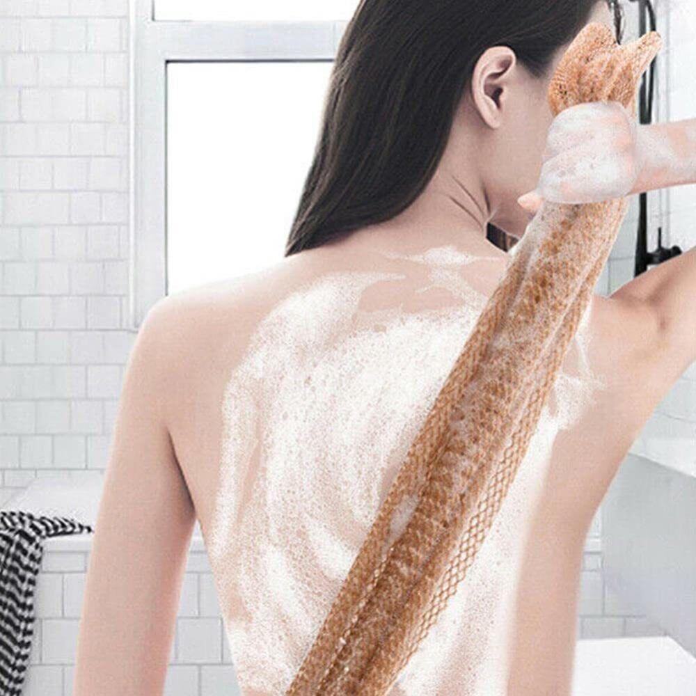 Exfoliating Mesh African Bath Sponge Skin Smoother African Net Long Net Daily Use Bath Towel